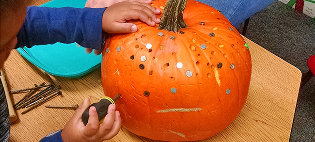 Playing with Pumpkin